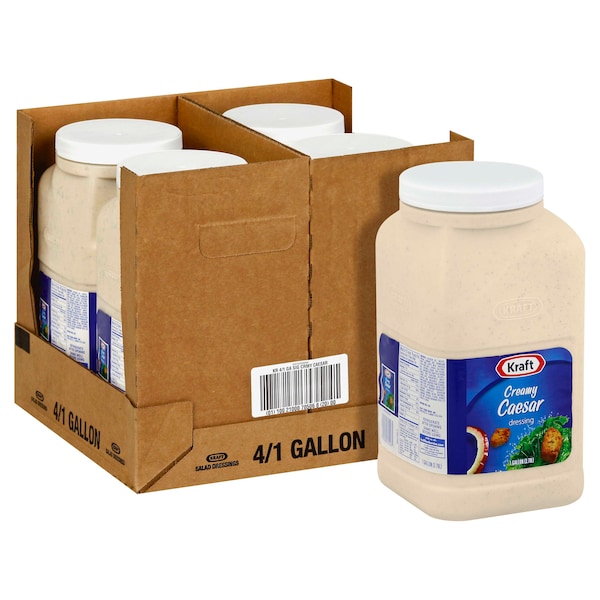 Kraft Kraft Creamy Caesar Dressing 1 gal., PK4 10021000705068 - main
